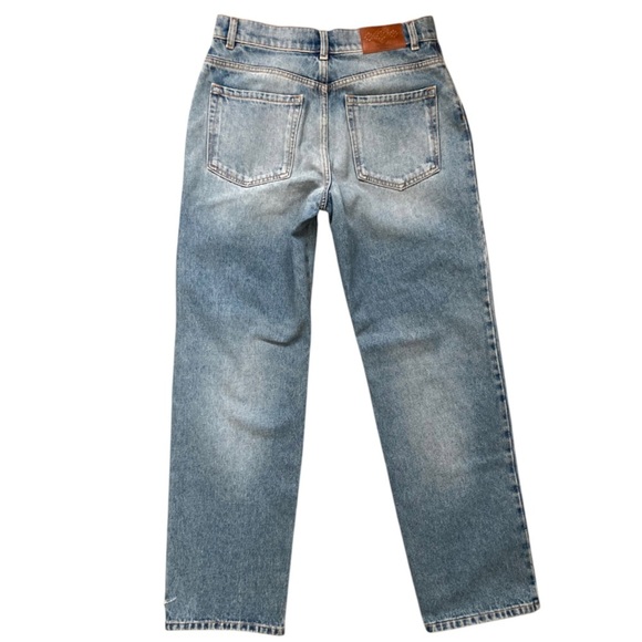 Weekend Max Mara x Joy Road Lucy Hale Gatti high rise straight stud jeans NWOT - Picture 6 of 12